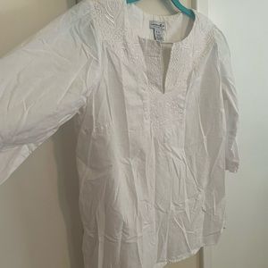 Cotton Blouse Pullover Tunic Style Women’s XL (cotton-fits smaller than XL)